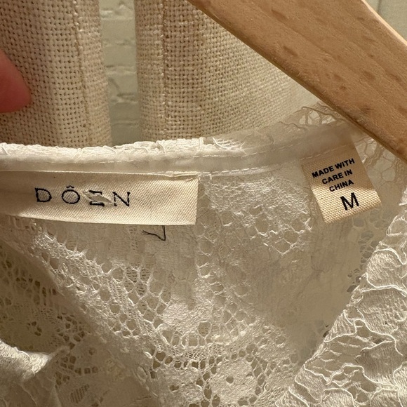 NWOT Doen Fleurance Buttondown Blouse in Salt, Size M - Picture 5 of 6